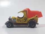 1979 Hot Wheels Oldies But Goodies Dumpin' A Dump Truck Yellow Brown Orange Die Cast Toy Car Vehicle BW Hong Kong