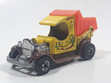 1979 Hot Wheels Oldies But Goodies Dumpin' A Dump Truck Yellow Brown Orange Die Cast Toy Car Vehicle BW Hong Kong