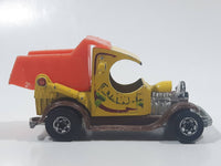 1979 Hot Wheels Oldies But Goodies Dumpin' A Dump Truck Yellow Brown Orange Die Cast Toy Car Vehicle BW Hong Kong