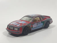 1980s Yatming Ford Thunderbird #33 Mr. Red No. 1033 Die Cast Toy Car Vehicle