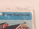 Vintage 1977 The Rainbow Works Cow & Calf Frame Tray Puzzle
