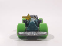 2016 Hot Wheels Street Beasts Draggin' Tail Teal Green Die Cast Toy Car Vehicle Busted Wings