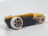 2016 Hot Wheels Street Beasts Buzz Bomb Yellow Die Cast Toy Car Vehicle No Wings