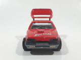 Vintage Majorette No. 220 Mustang SVO Red 1/59 Scale Die Cast Toy Car Vehicle with Opening Hatch