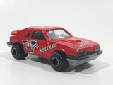 Vintage Majorette No. 220 Mustang SVO Red 1/59 Scale Die Cast Toy Car Vehicle with Opening Hatch