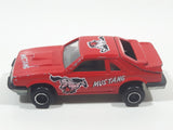 Vintage Majorette No. 220 Mustang SVO Red 1/59 Scale Die Cast Toy Car Vehicle with Opening Hatch