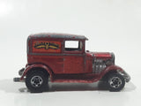 1981 Hot Wheels A-OK 'Early Times Delivery' Metalflake Red Die Cast Toy Car Vehicle