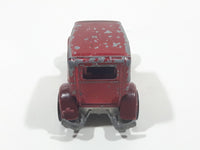 1981 Hot Wheels A-OK 'Early Times Delivery' Metalflake Red Die Cast Toy Car Vehicle