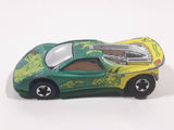 1993 Hot Wheels Tattoo Machines Speed Blaster Green and Yellow Die Cast Toy Car Vehicle