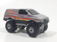 1987 Hot Wheels Tall Ryder Metalflake Silver Die Cast Toy Car Vehicle