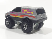 1987 Hot Wheels Tall Ryder Metalflake Silver Die Cast Toy Car Vehicle