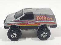 1987 Hot Wheels Tall Ryder Metalflake Silver Die Cast Toy Car Vehicle