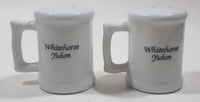 Whitehorse Yukon Polar Bear Themed Ceramic 2 1/2" Tall Salt and Pepper Shaker Set