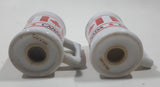 Canada Flag Themed Ceramic 6 1/2" Tall Salt and Pepper Shaker Set