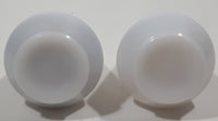 Vintage Houses of Parliament Tower of London & Tower Bridge Milk Glass 2 7/8" Tall Salt and Pepper Shaker Set