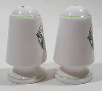 Vintage California Basket of Fruit and Vegetables Themed 3 1/8" Tall Salt and Pepper Shaker Set Made in Korea