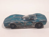 2002 Hot Wheels Thomassima 3 Metalflake Teal Green Die Cast Toy Car Vehicle