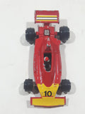 Vintage 1980s Yatming No. 1310 Ferrari 312 B3 Formula One Race Car Red Die Cast Toy Car Vehicle