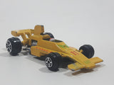 Vintage 1980s Yatming No. 1311 Lola T370 Formula 1 Indy #11 "GAP" Yellow Die Cast Toy Race Car Vehicle