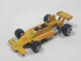 Vintage 1980s Yatming No. 1311 Lola T370 Formula 1 Indy #11 "GAP" Yellow Die Cast Toy Race Car Vehicle
