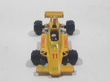 Vintage 1980s Yatming No. 1311 Lola T370 Formula 1 Indy #11 "GAP" Yellow Die Cast Toy Race Car Vehicle