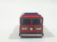 1982 Hot Wheels Fire Eater Red Fire Truck Die Cast Toy Car Vehicle BW Blue Lights Malaysia