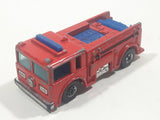 1982 Hot Wheels Fire Eater Red Fire Truck Die Cast Toy Car Vehicle BW Blue Lights Malaysia