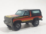 1982 Hot Wheels Ford Bronco Black Die Cast Toy Car SUV Vehicle BW Malaysia