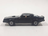 Vintage Yatming No. 1060 Pontiac Trans-Am Firebird Black Die Cast Toy Muscle Car Vehicle with Opening Doors