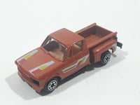 Vintage 1980s Yatming No. 1700 Chevrolet LUV Stepside Pickup Truck Copper Brown Die Cast Toy Car Vehicle Made in Thailand