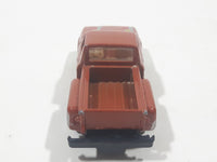 Vintage 1980s Yatming No. 1700 Chevrolet LUV Stepside Pickup Truck Copper Brown Die Cast Toy Car Vehicle Made in Thailand