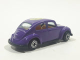 Vintage Yatming No. 1009 Volkswagen Beetle "Smile!" #9 Purple Die Cast Toy Car Vehicle