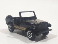 Vintage 1980s Yatming No. 1608 Jeep CJ7 Dark Green Die Cast Toy Car Vehicle