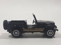 Vintage 1980s Yatming No. 1608 Jeep CJ7 Dark Green Die Cast Toy Car Vehicle