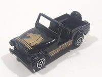 Vintage 1980s Yatming No. 1608 Jeep CJ7 Dark Green Die Cast Toy Car Vehicle