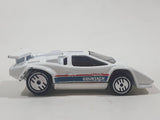 1989 Hot Wheels Lamborghini Countach White Die Cast Toy Exotic Luxury Car Vehicle