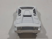 1989 Hot Wheels Lamborghini Countach White Die Cast Toy Exotic Luxury Car Vehicle