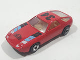 Vintage Yatming No. 1034 Porsche 928 "Rallye Monte Carlo" #34 Red Die Cast Toy Car Vehicle