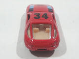 Vintage Yatming No. 1034 Porsche 928 "Rallye Monte Carlo" #34 Red Die Cast Toy Car Vehicle