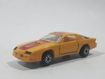 Vintage Yatming No. 1086 1983 Chevy Camaro Z28 Yellow Die Cast Toy Car Vehicle