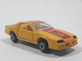 Vintage Yatming No. 1086 1983 Chevy Camaro Z28 Yellow Die Cast Toy Car Vehicle