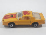 Vintage Yatming No. 1086 1983 Chevy Camaro Z28 Yellow Die Cast Toy Car Vehicle