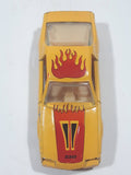 Vintage Yatming No. 1086 1983 Chevy Camaro Z28 Yellow Die Cast Toy Car Vehicle