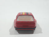 Vintage 1980s Yatming No. 1089 Porsche 944 Turbo 44 Red Die Cast Toy Car Vehicle with Opening Doors