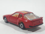 Vintage 1980s Yatming No. 1089 Porsche 944 Turbo 44 Red Die Cast Toy Car Vehicle with Opening Doors