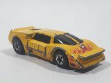 Vintage 1985 Hot Wheels Crack-Ups Exotic (side crash) Side Banger Yellow Die Cast Toy Muscle Car Vehicle Hong Kong