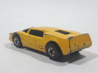 Vintage 1985 Hot Wheels Crack-Ups Exotic (side crash) Side Banger Yellow Die Cast Toy Muscle Car Vehicle Hong Kong