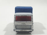 Vintage 1979 Lesney Matchbox Superfast No. 36 Colectomatic Refuse Truck White and Blue Garbage Pickup Die Cast Toy Car Vehicle with Sliding Compactor