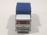 Vintage 1979 Lesney Matchbox Superfast No. 36 Colectomatic Refuse Truck White and Blue Garbage Pickup Die Cast Toy Car Vehicle with Sliding Compactor