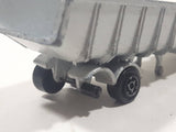 Vintage Majorette No. 377 Dump Truck Trailer Silver Grey 1/100 Scale Die Cast Toy Car Vehicle Made in France